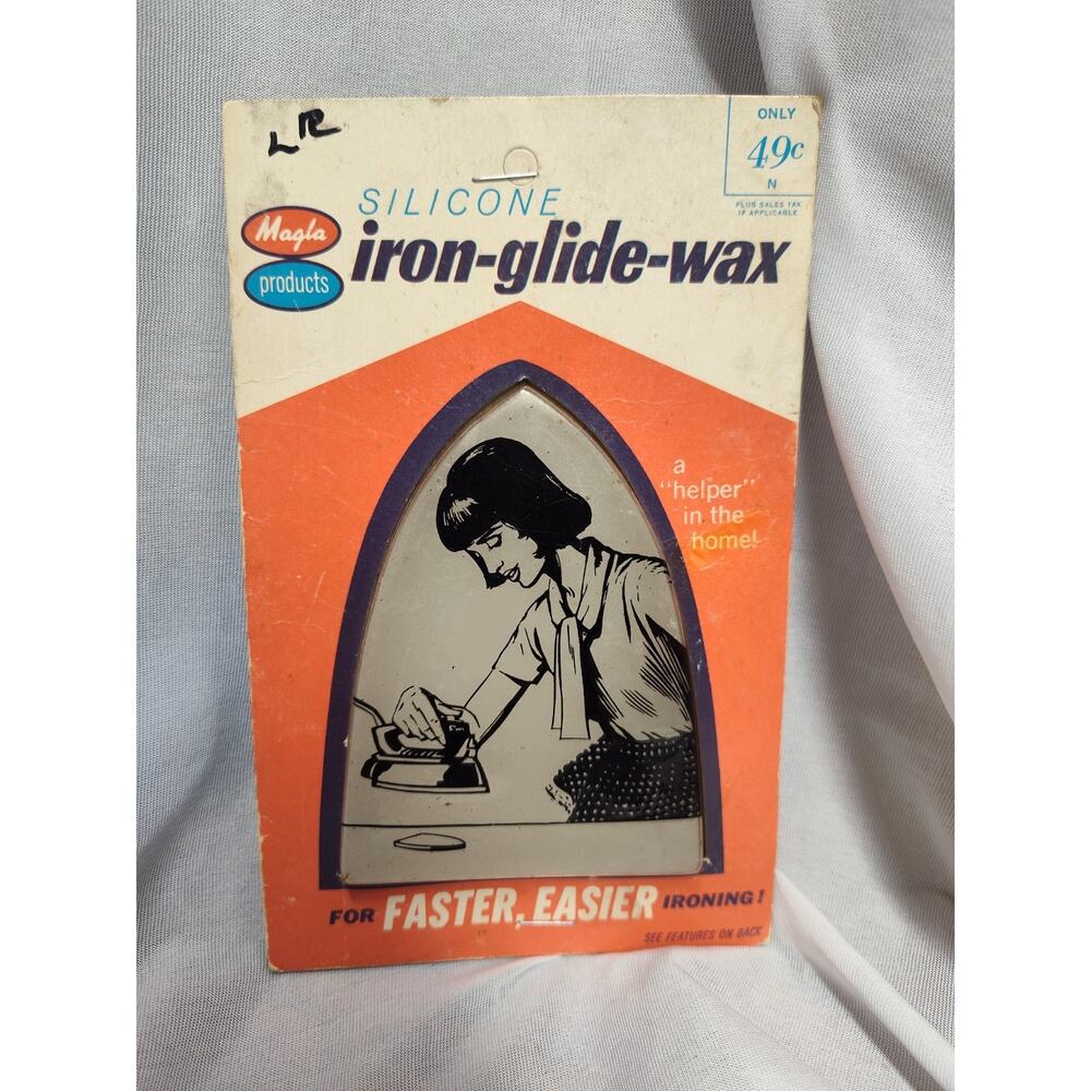Vintage Magla Products - Silicone Iron-Glide Wax - RARE